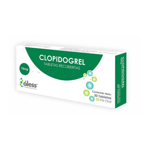 CLOPIDOGREL 75MG X 30TAB ALESS