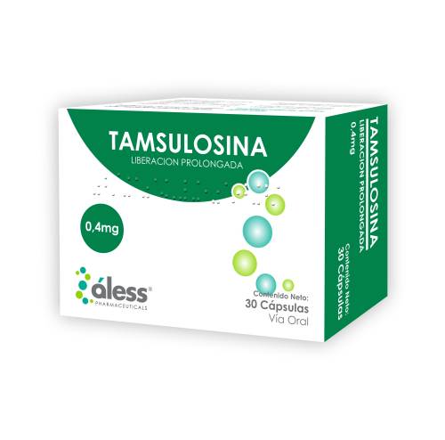 TAMSULOSINA 0.4MG X 30 ALESS