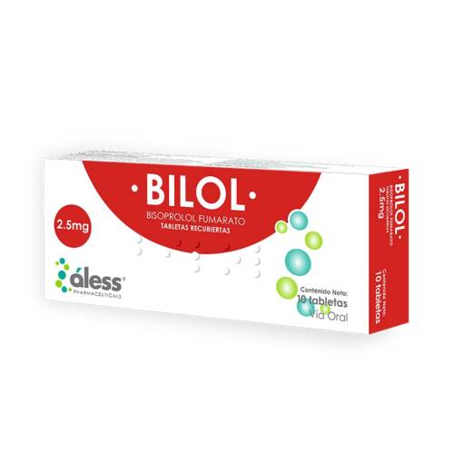 BILOL 2.5MG X 10TAB ALESS