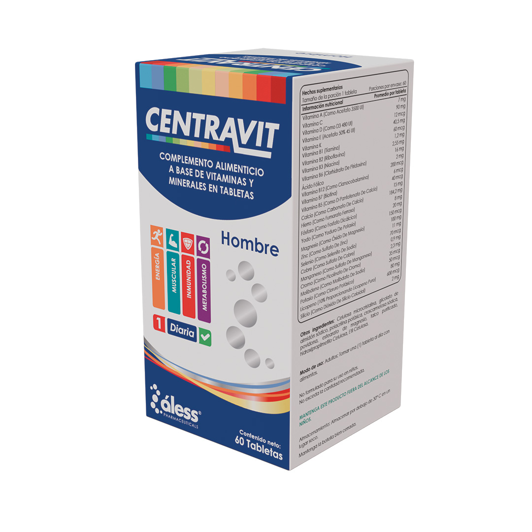 CENTRAVIT X 60 CAP HOMBRE