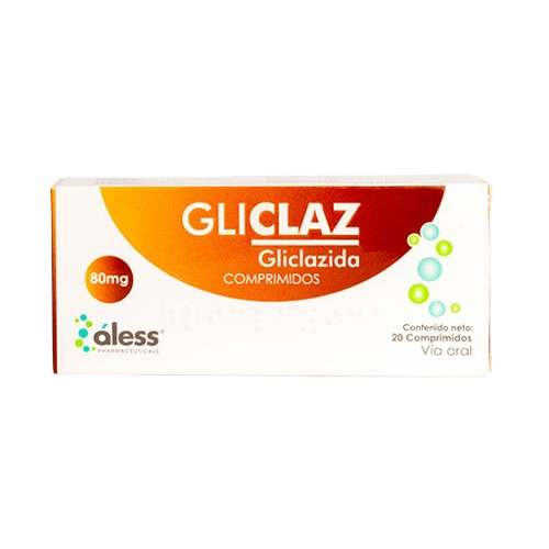 GLICLAZ 80MG X 20 COMP ALESS GLICLAZIDA