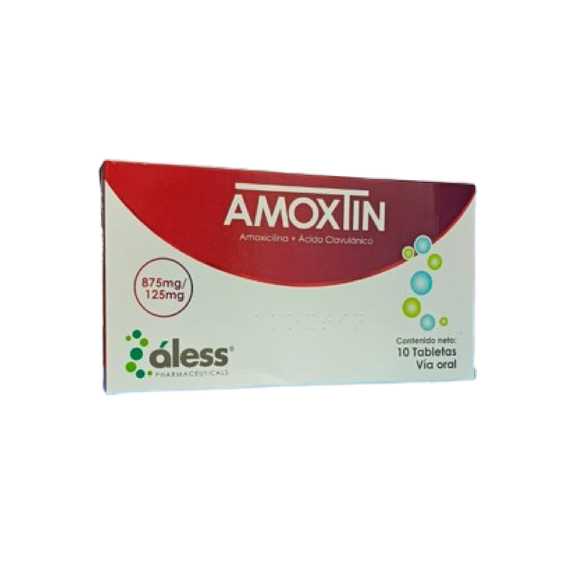 AMOXTIN 875/125MG X 10 TAB ALESS