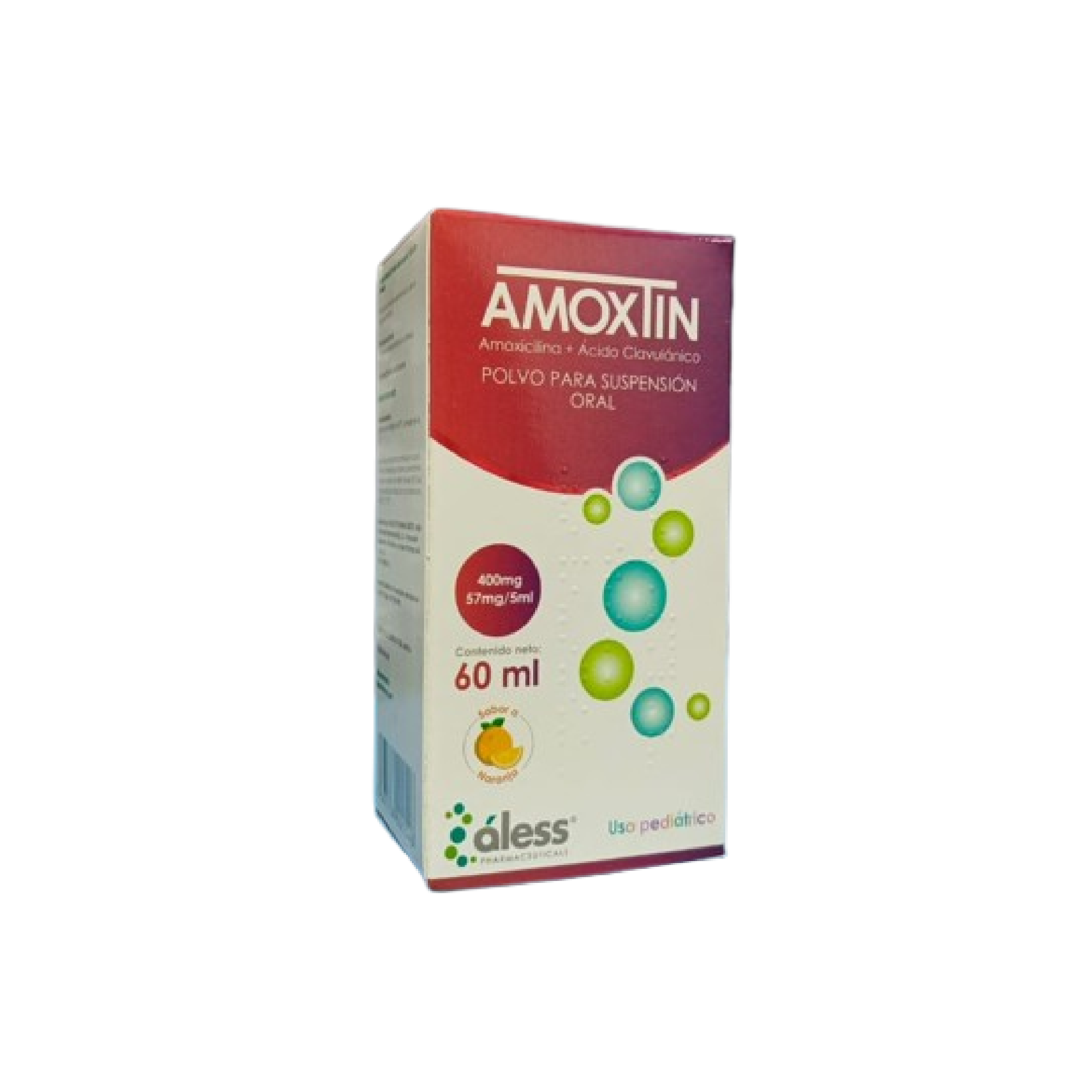 AMOXTIN SUSP 400MG/57MG X 5ML X 60ML ALESS
