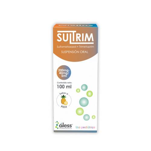 SULTRIN 200MG/40MG SUSP 100ML ALESS