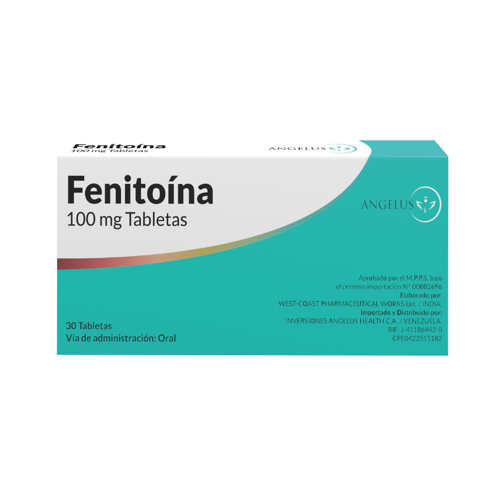 FENITOINA 100MG X 30 CAPS ANGELUS