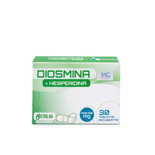 DIOSMINA + HEPERIDINA 450//50MG X 30 TAB DISTRILAB