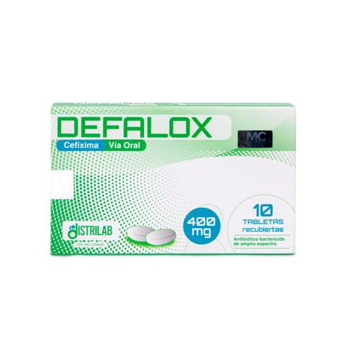 DEFALOX 400MG X 10 TAB DISTRILAB