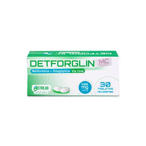 DETFORGLIN 500MG/50MG X 30TAB DISTRILAB
