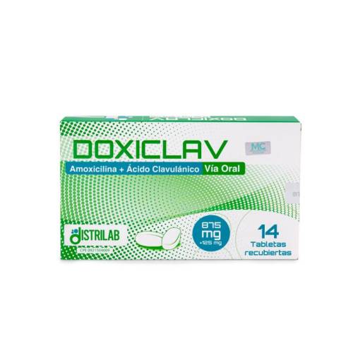 DOXICLAV 875MG/125MG X 14TAB DISTRILAB