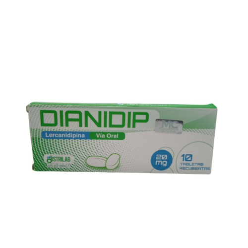 DIANIDIP 20MG X 10 DISTRILAB LERCANIDIPINA