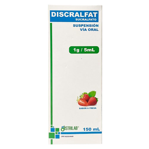 DISCRALFAT SUSP 150ML DISTRILAB