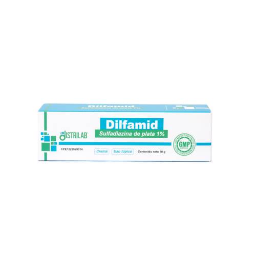 DILFAMID 50GR CREMA DISTRILAB SULFADIAZINA DE PLATA