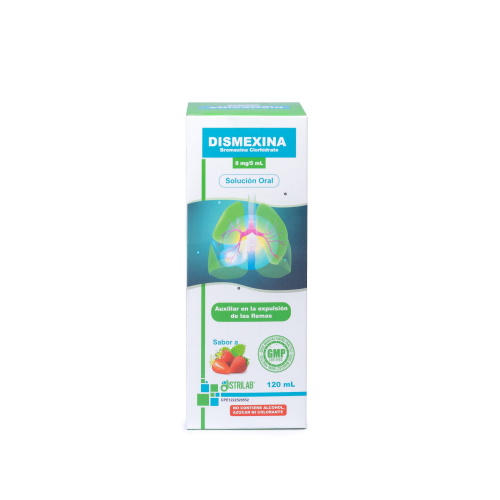 DISMEXINA 8MG X 120ML DISTRILAB (BROMEXINA)