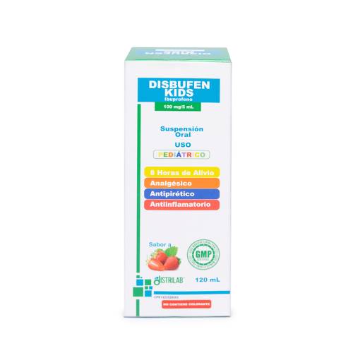 DISBUFEN KIDS 100MG X 120ML DISTRILAB