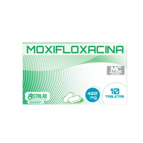 MOXIFLOXACINA 400MG X 10 TAB DISTRILAB
