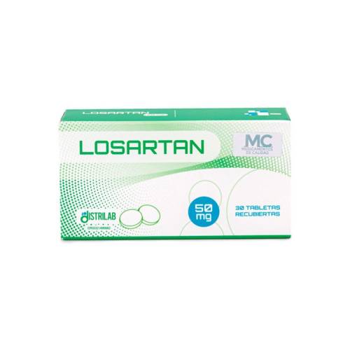 LOSARTAN POTASICO 50MG X 30TAB DISTRILAB