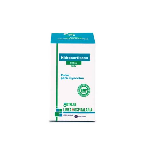 HIDROCORTISONA 500MG X 1 AMP DISTRILAB