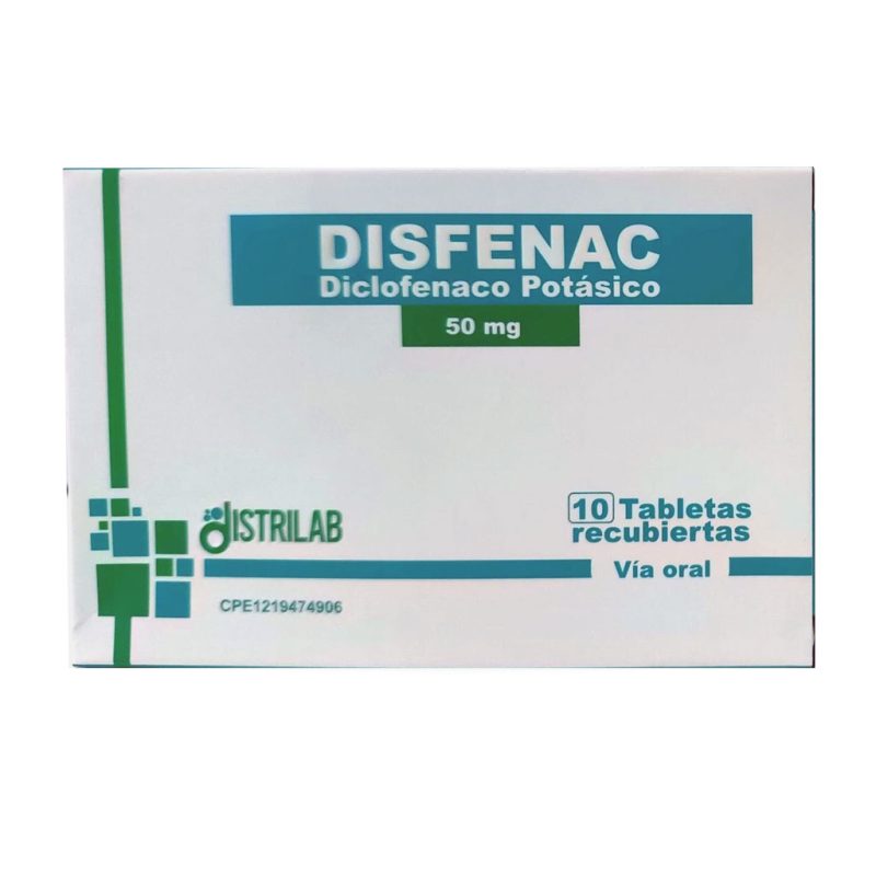 DISFENAC 50MG X 10 TAB DISTRILAB