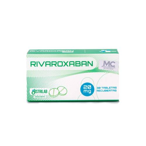 RIVAROXABAN 20MG X 30TAB DISTRILAB