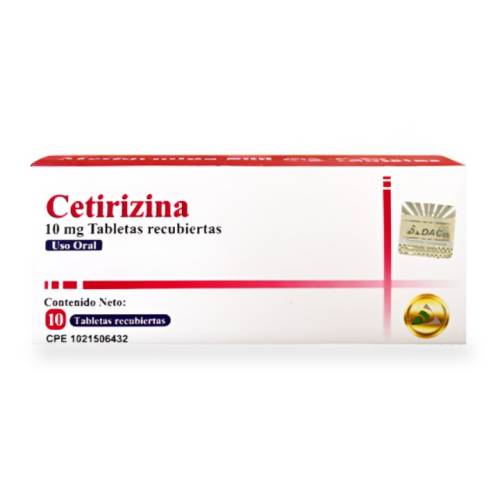 CETIRIZINA 10MG X 10 DAC55