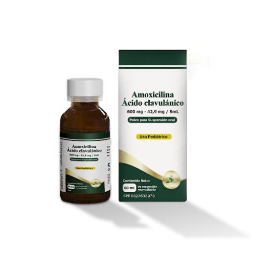 AMOXICILINA + AC. CLAV 600MG X 60ML DAC55