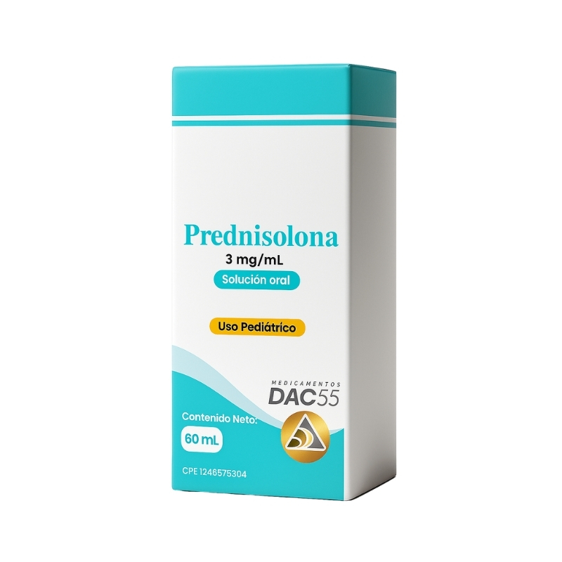 PREDNISOLONA 3MG/ML X 60ML DAC55