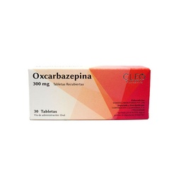 OXCARBAZEPINA 300MG X 30 TAB CLEO