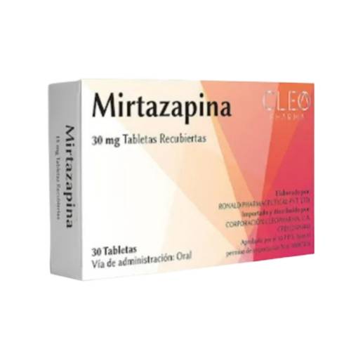 MIRTAZAPINA 30MG X 30TAB CLEO