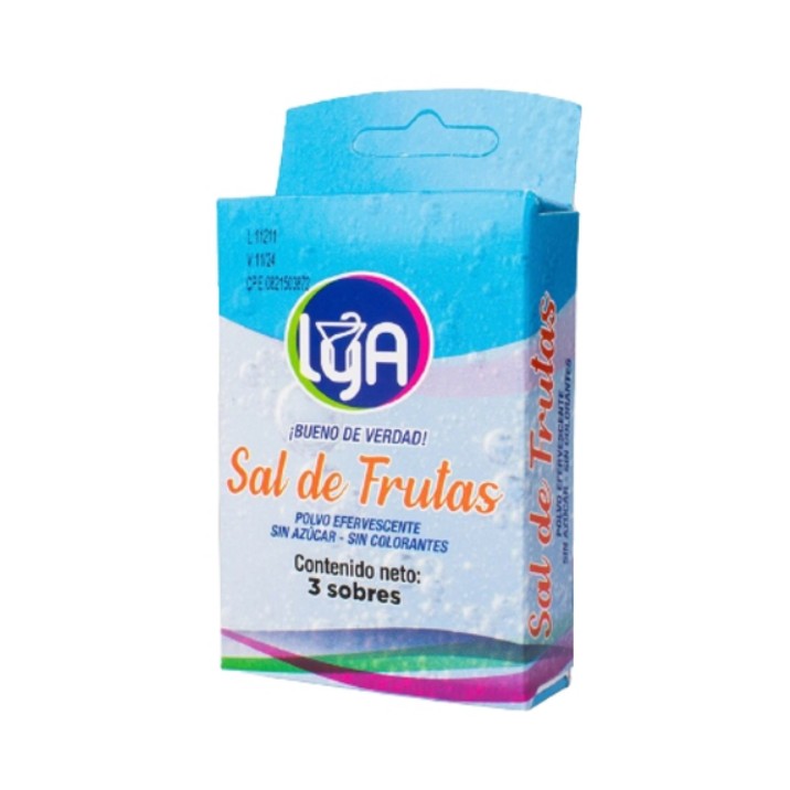 SAL DE FRUTAS X 3 SOBRES LYA