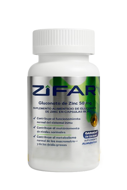 ZIFAR 50MG ZINC X 30CAPS BIOFAR