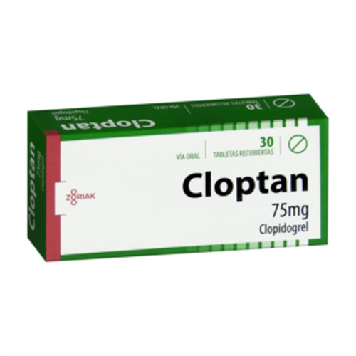 CLOPTAN 75MG X 30 TAB ZORIAK CLOPIDOGREL
