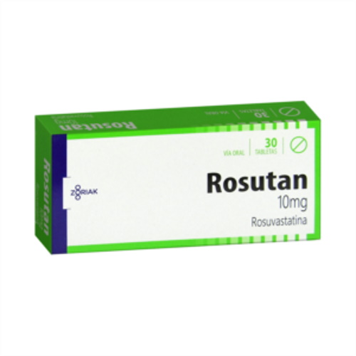 ROSUTAN 10MG X 30 TAB ZORIAK ROSUVASTATINA