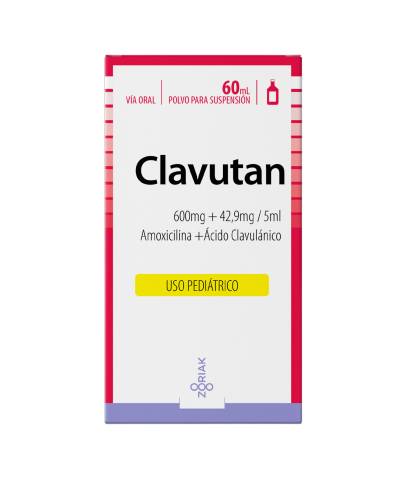 CLAVUTAN 600MG SUSP X 60ML ZORIAK