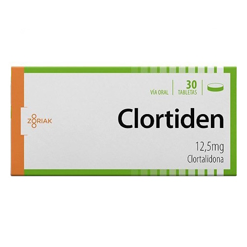 CLORTIDEN 12.5MG X 30 ZORIAK CLORTALIDONA