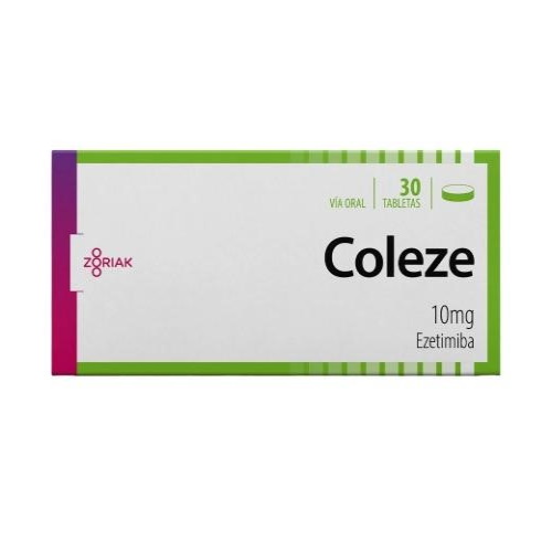 COLEZE 10MG X 30 TAB ZORIAK EZETIMIBA