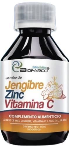 JENGIBRE, ZINC Y VITAMINA C JBE X 180ML BIOFARCO