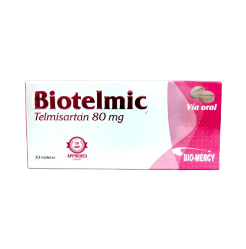 BIOTELMIC 80MG X 30 TAB BIOMERCY TELMISARTAN