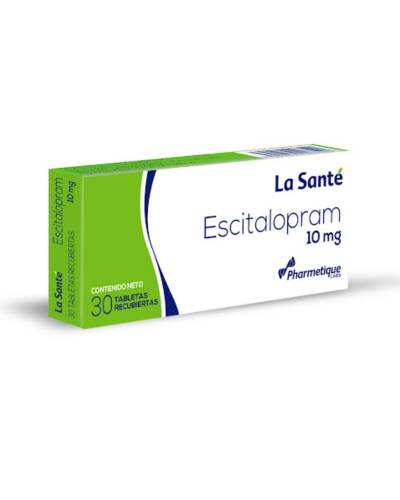 ESCITALOPRAM 10MG X 30 TAB LA SANTE