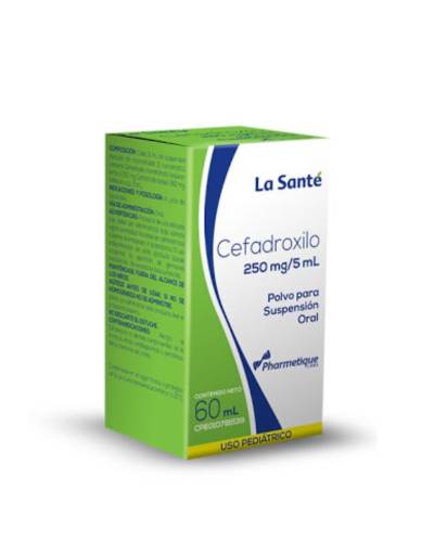 CEFADROXILO 250MG/5ML X 60ML LA SANTE