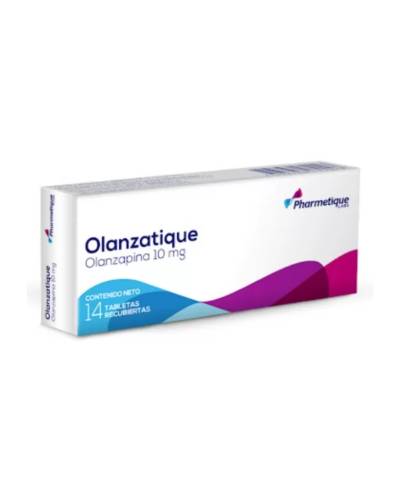 OLANZATIQUE 10MG X 14 TAB PHARMATIQUE OLANZAPINA