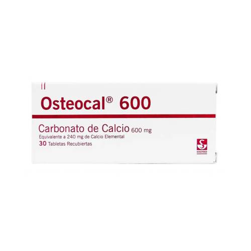 CARBONATO DE CALCIO 600MG OSTEOCAL X 30 TAB MEYER