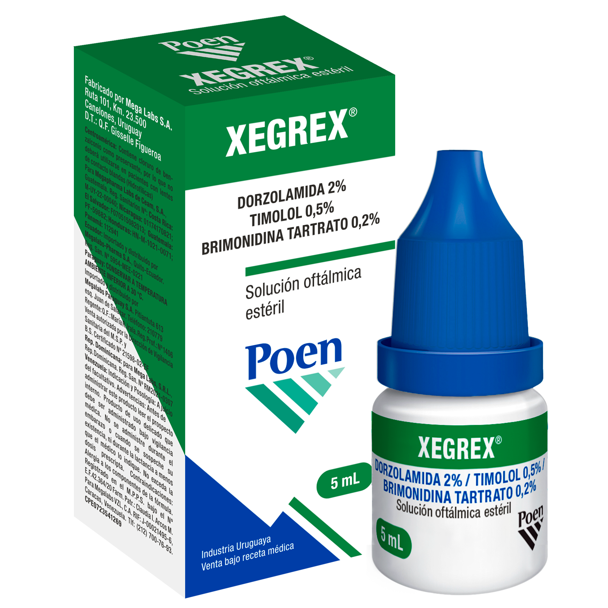 XEGREX SOL OFT 5ML POENSE