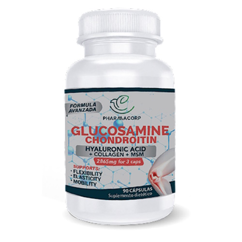 GLUCOSAMINA + CHONDROITIN 2865MG X 90 CAPS PHARMACORP