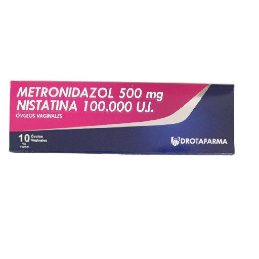 METRONIDAZOL + NISTATINA X 10 OVULOS DROTAFARMA