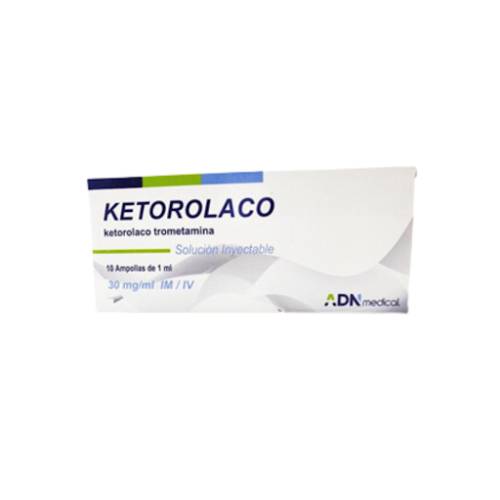 KETOROLACO 30MG/ML IV X 1 AMP ADNMEDICAL