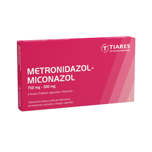 METRONIDAZOL 750MG MICONAZOL 200MG X 6 OVULOS