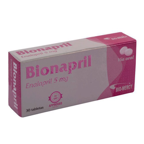 ENALAPRIL 5MG X 30 BIONAPRIL BIOMERCY