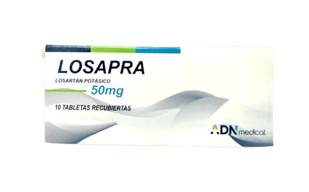 LOSARTAN 50MG X 10TAB ADN MEDICAL LOSAPRA