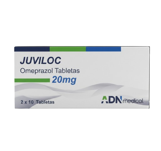 OMEPRAZOL 20MG X 20TABLETAS ADN MEDICAL