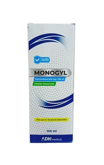METRONIDAZOL 500MG/100ML AMP MONOGYL ADNMEDICAL